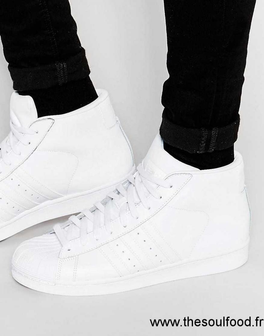 adidas montante blanche homme